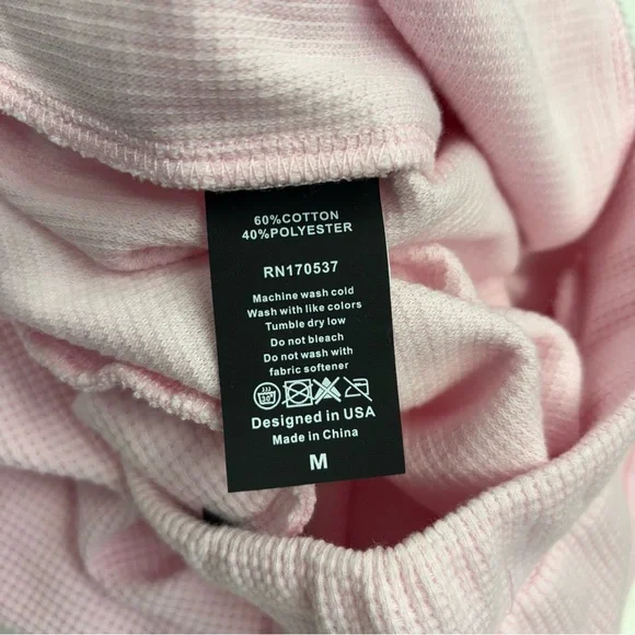 Comfrt Waffle Lounge Pant Cherry Blossom Pink - Picture 8 of 9